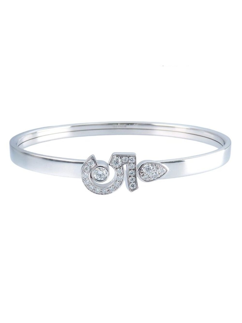 Chanel Eternal No. 5 White Gold 18K Diamond Number 5 S 15.5